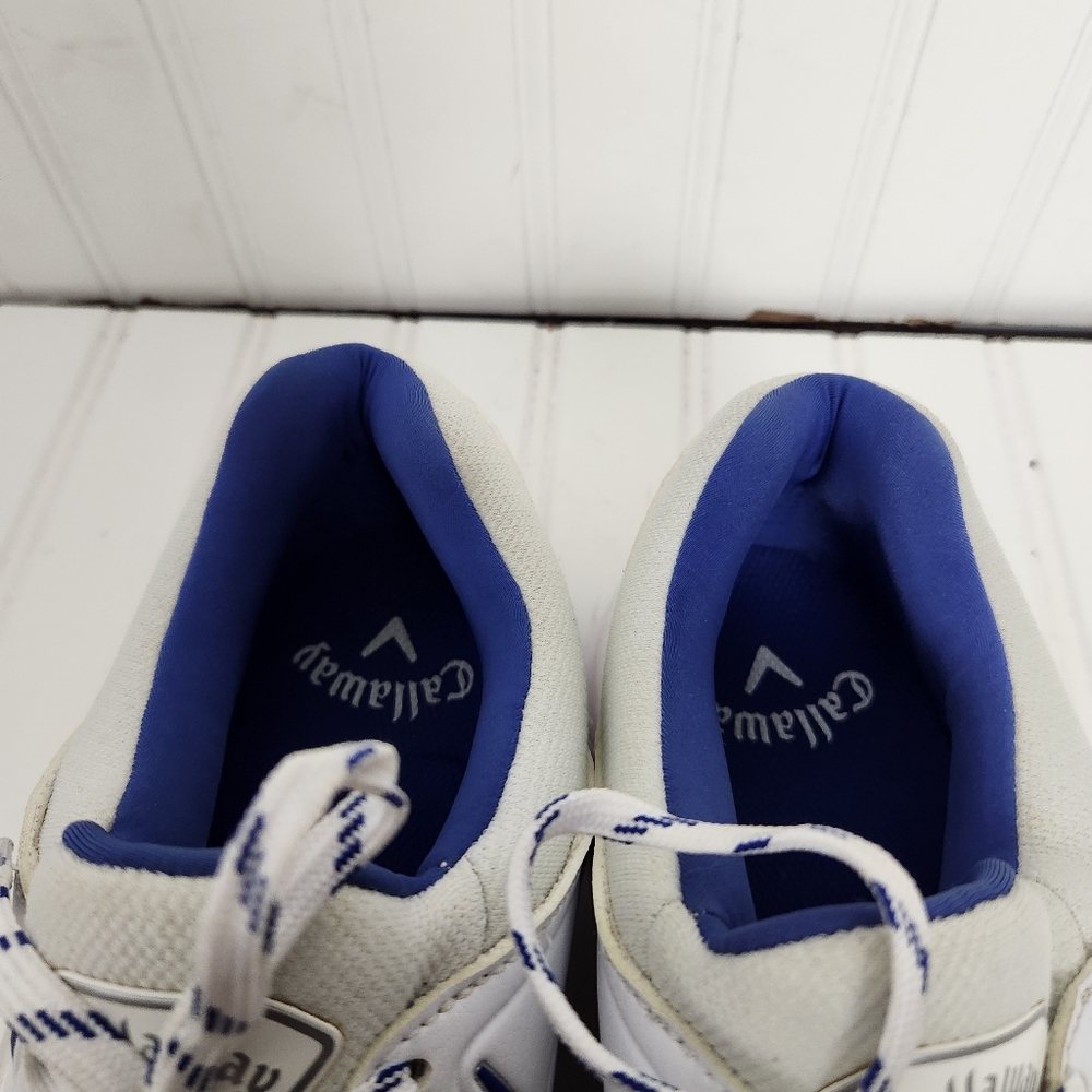 Callaway Imperial Mens Size 10.5 Blue/White Lace Up Athletic Golf Shoes CG123WB - Picture 15 of 16